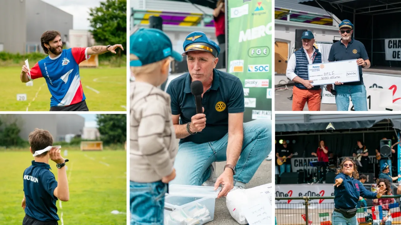 Championnat du Monde d'Avions en Papier – lancers, remise de chèque et ambiance festive