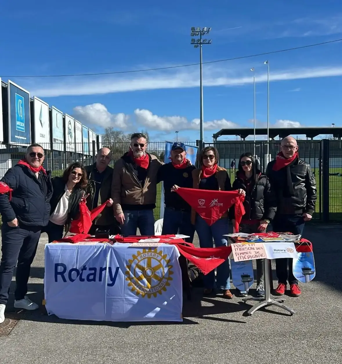 Stand Rotary pour la Maison des Femmes